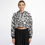 Valsgärde Viking Helmet Croptop Hoodie