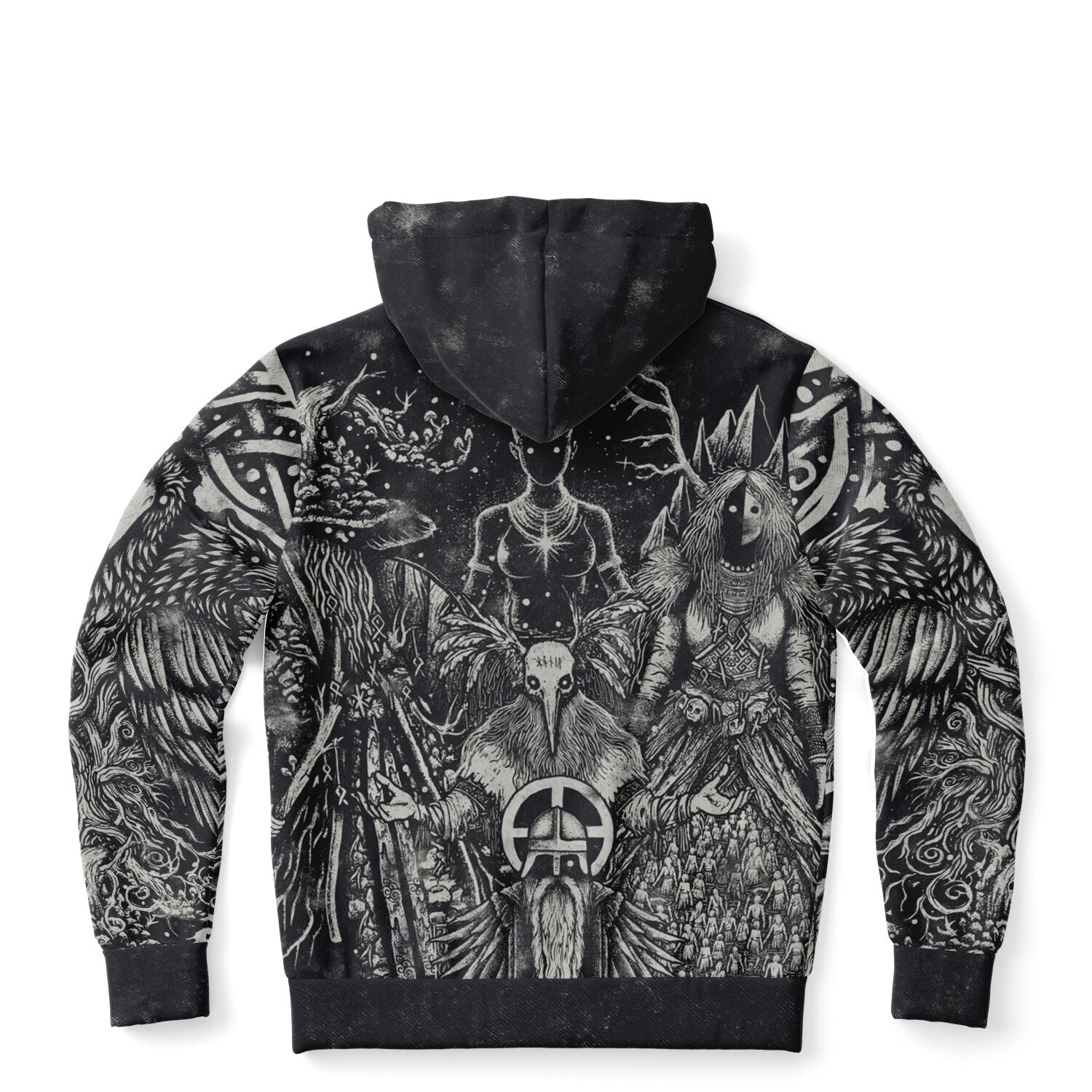 Norse Pantheon Zip-Up Hoodie
