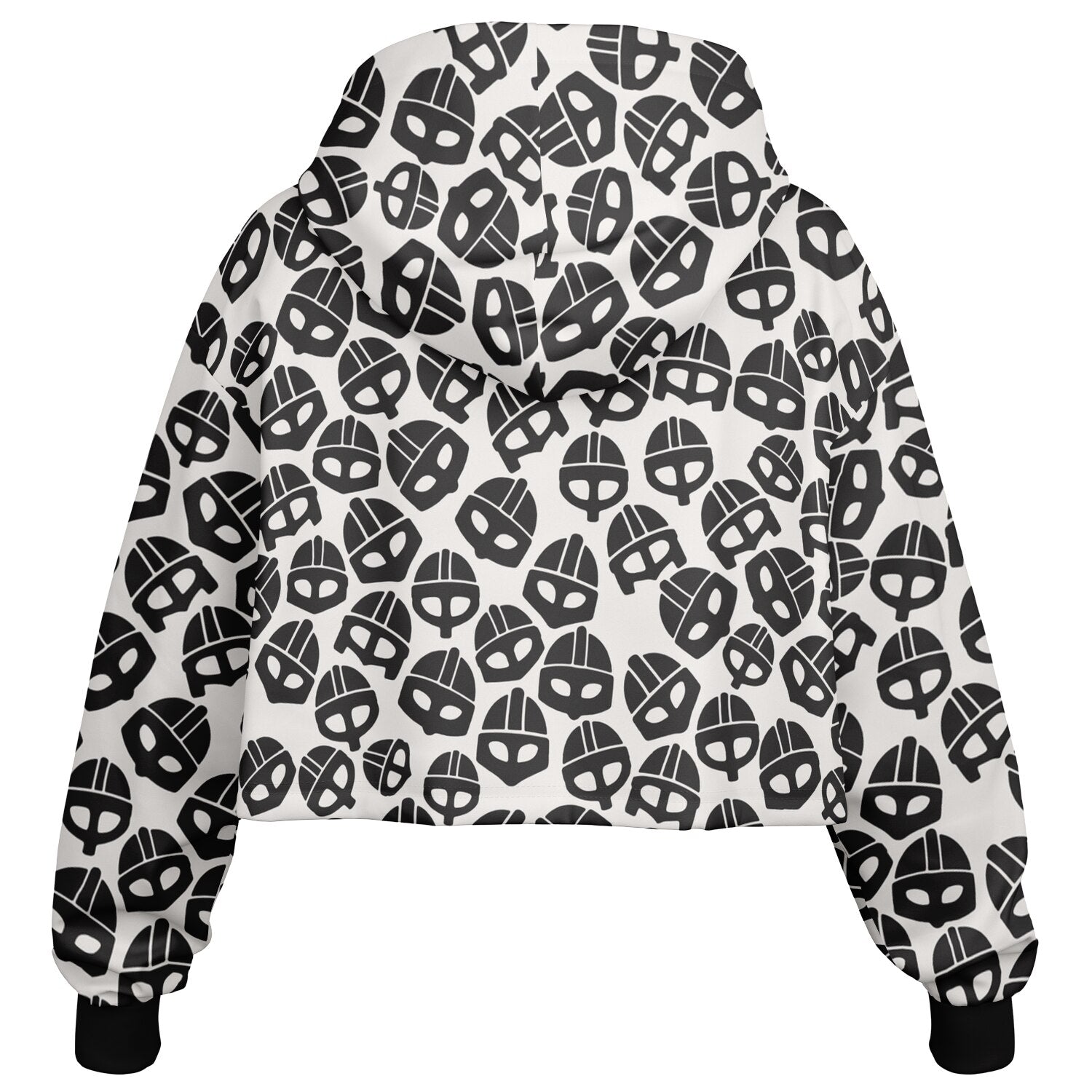 Valsgärde Viking Helmet Croptop Hoodie