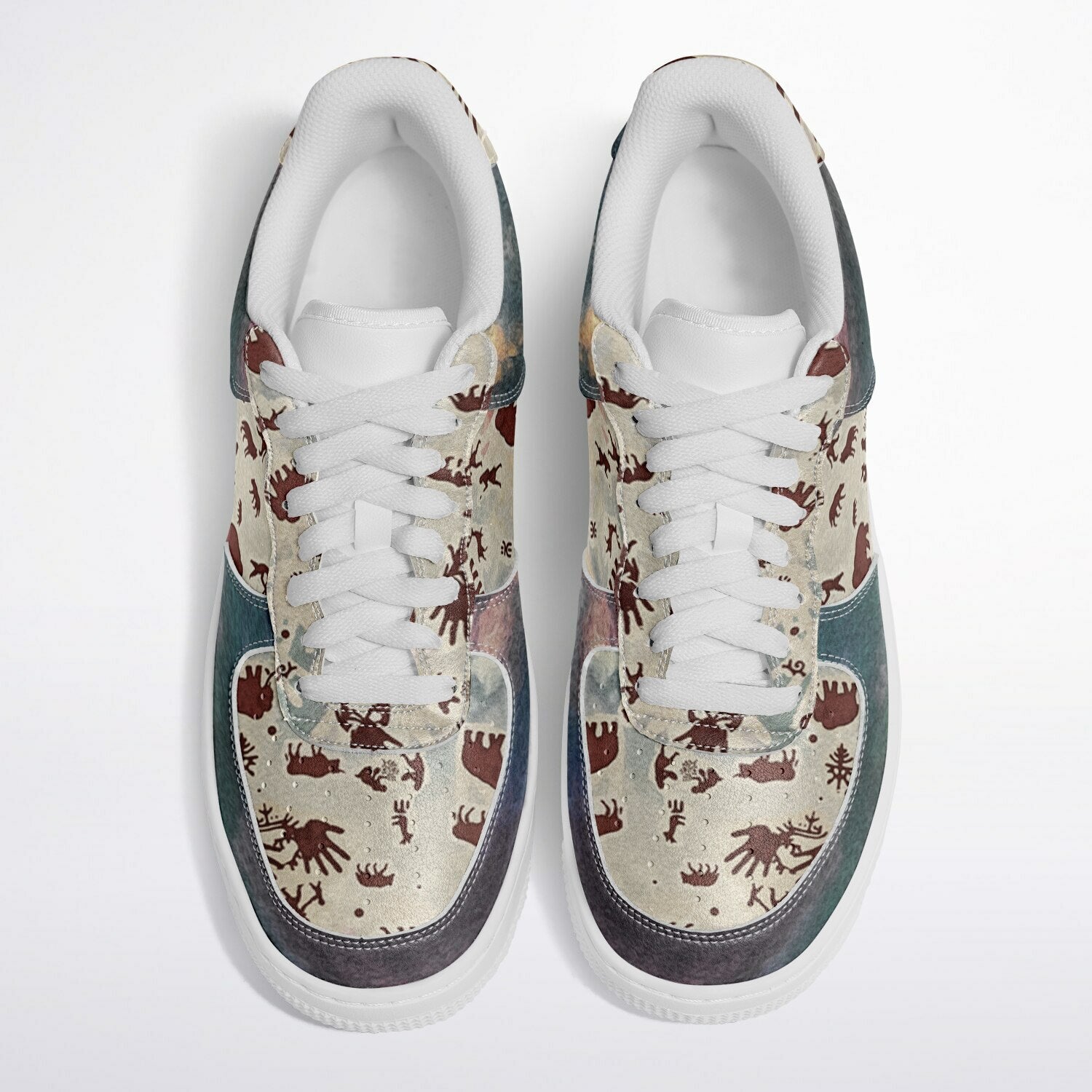 Tie Dye Cavepainting Sneakers
