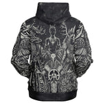 Norse Pantheon Zip-Up Hoodie
