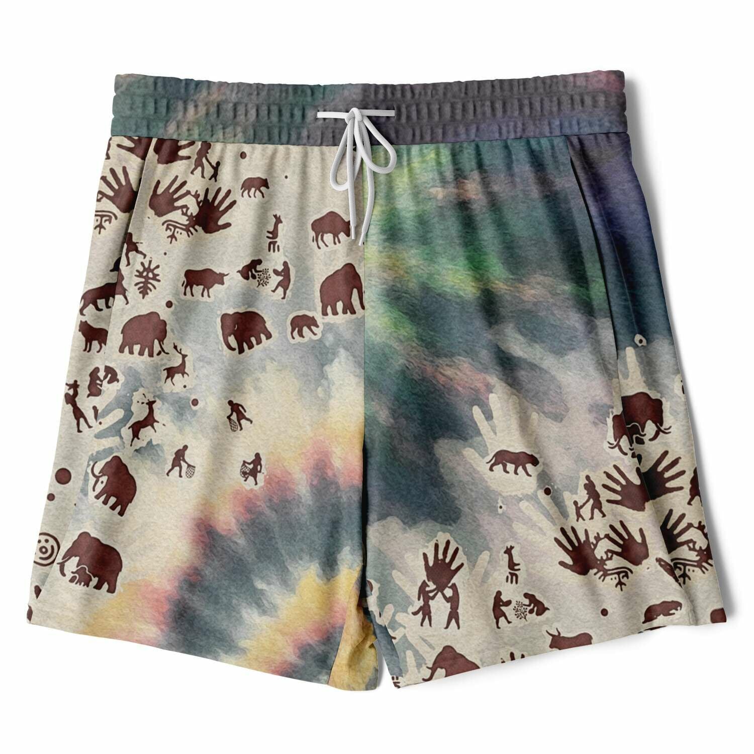Tie Dye Cavepainting 2-in-1 Shorts (Men)