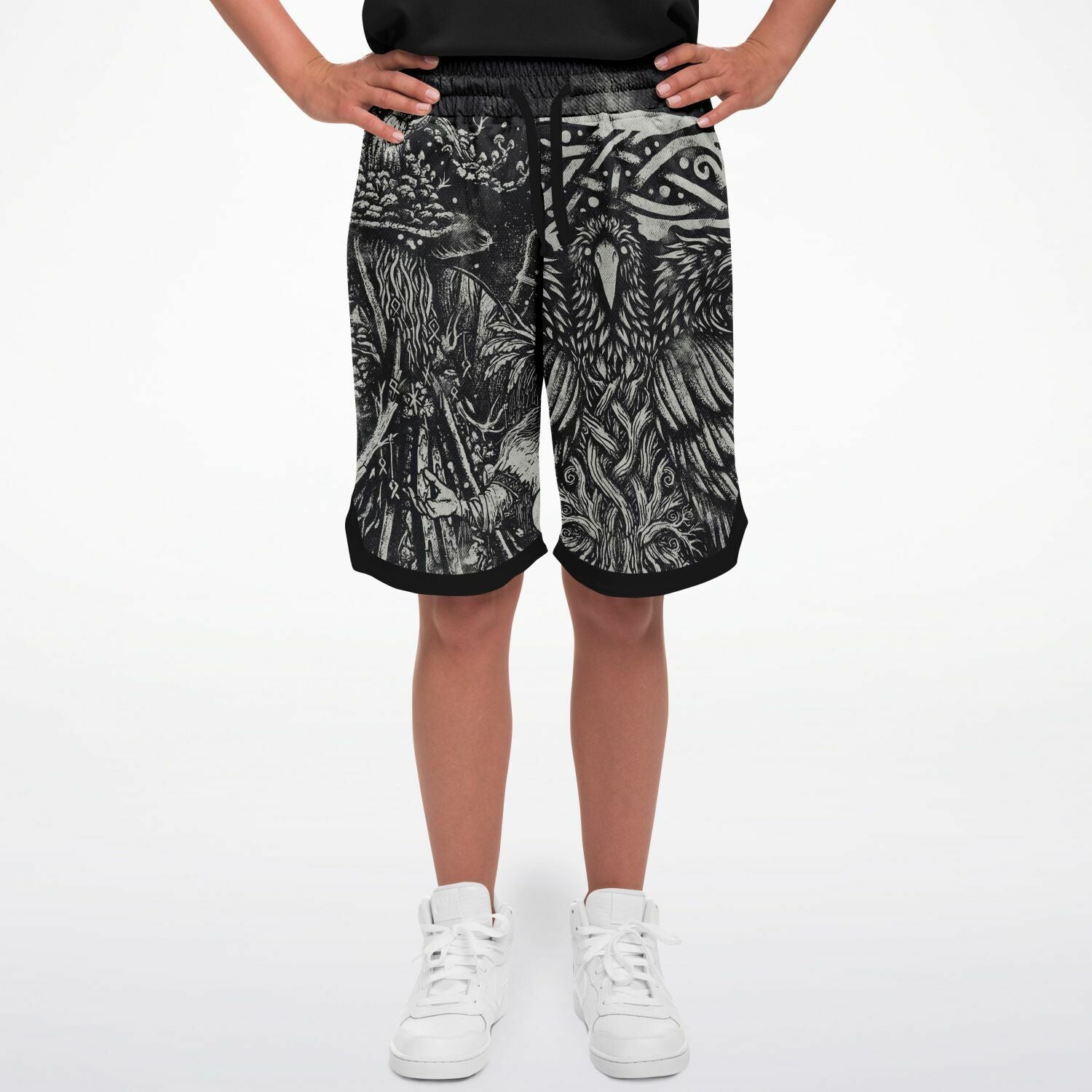 Norse Mythology Basketball Shorts
