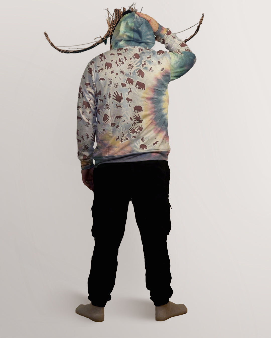 Tie Dye Cavepainting Hoodie
