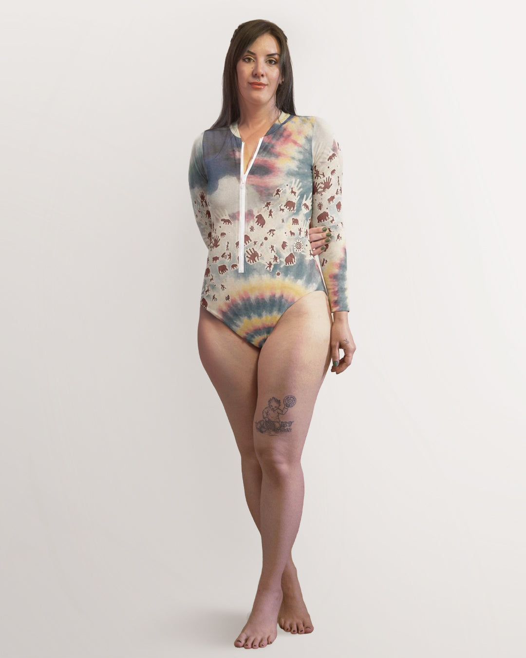 Tie Dye Cavepainting Surfsuit