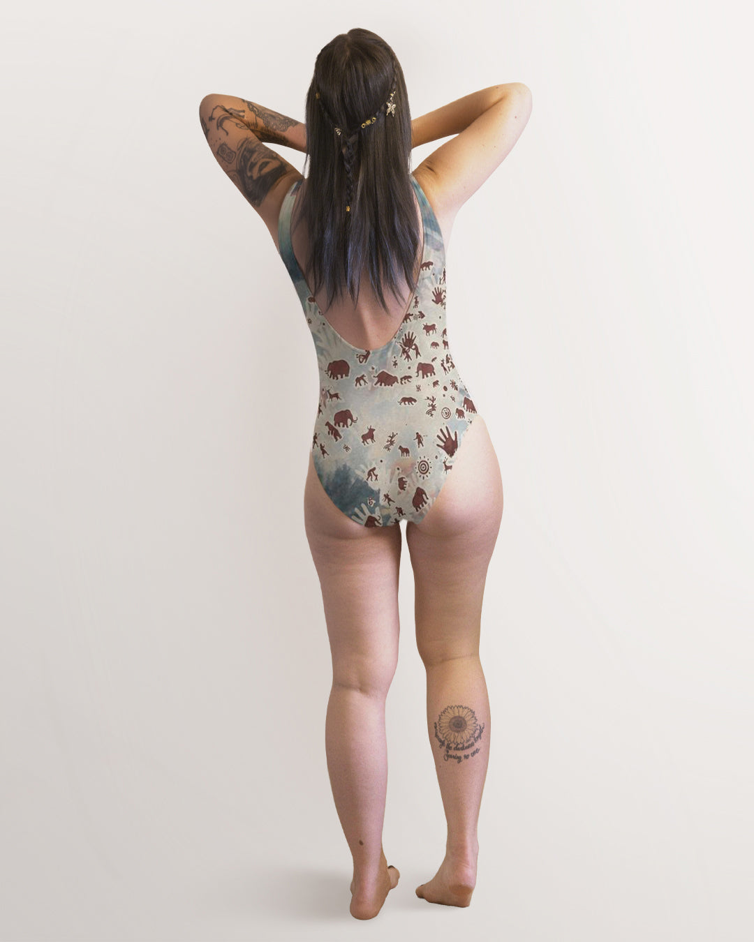 Tie Dye Cavepainting Swimsuit