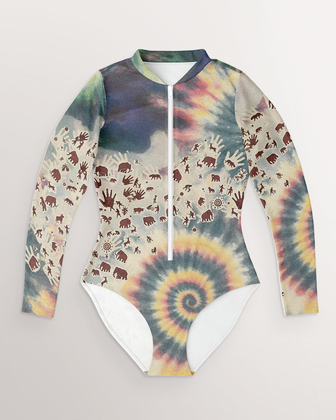 Tie Dye Cavepainting Surfsuit