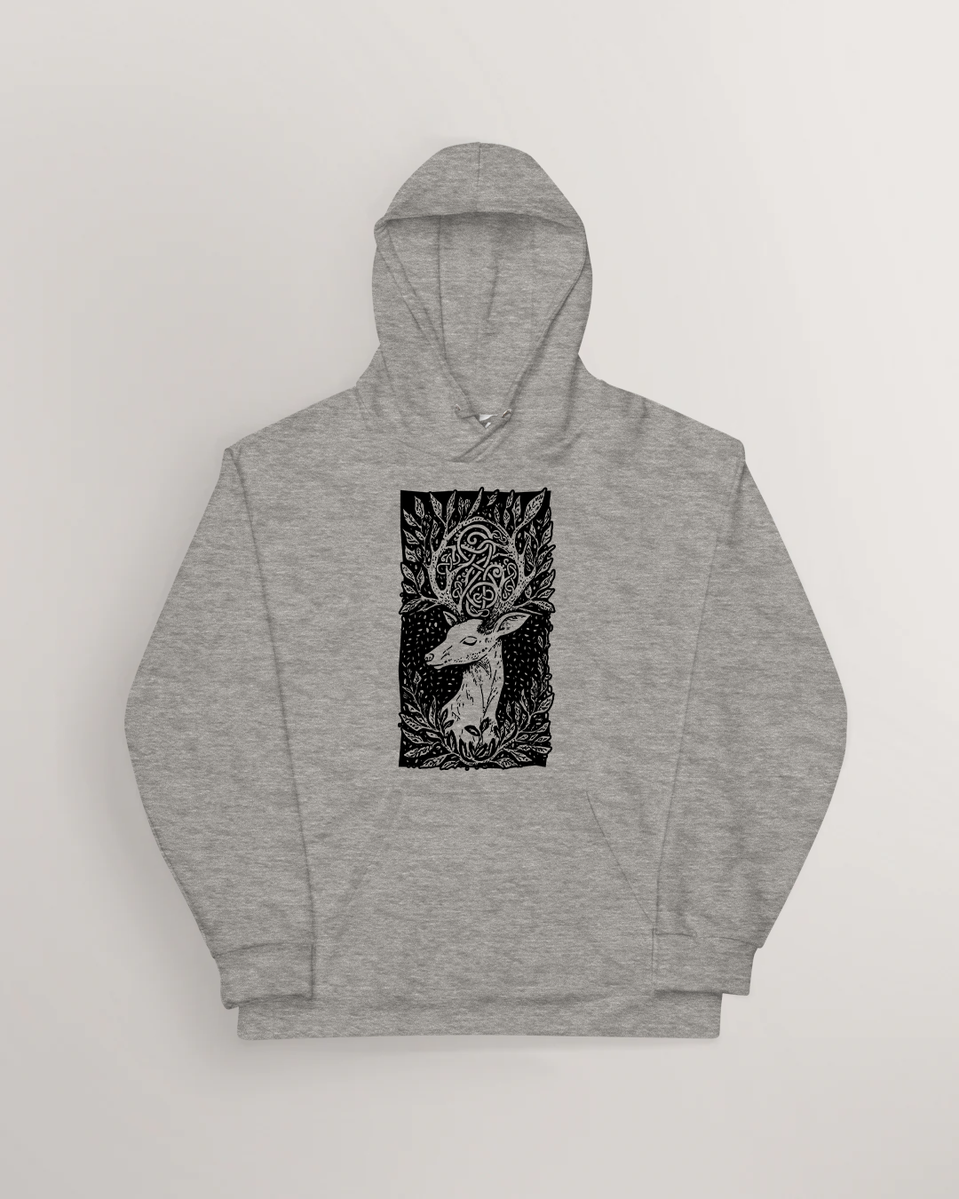 Eikthyrnir amongst the leaves Hoodie