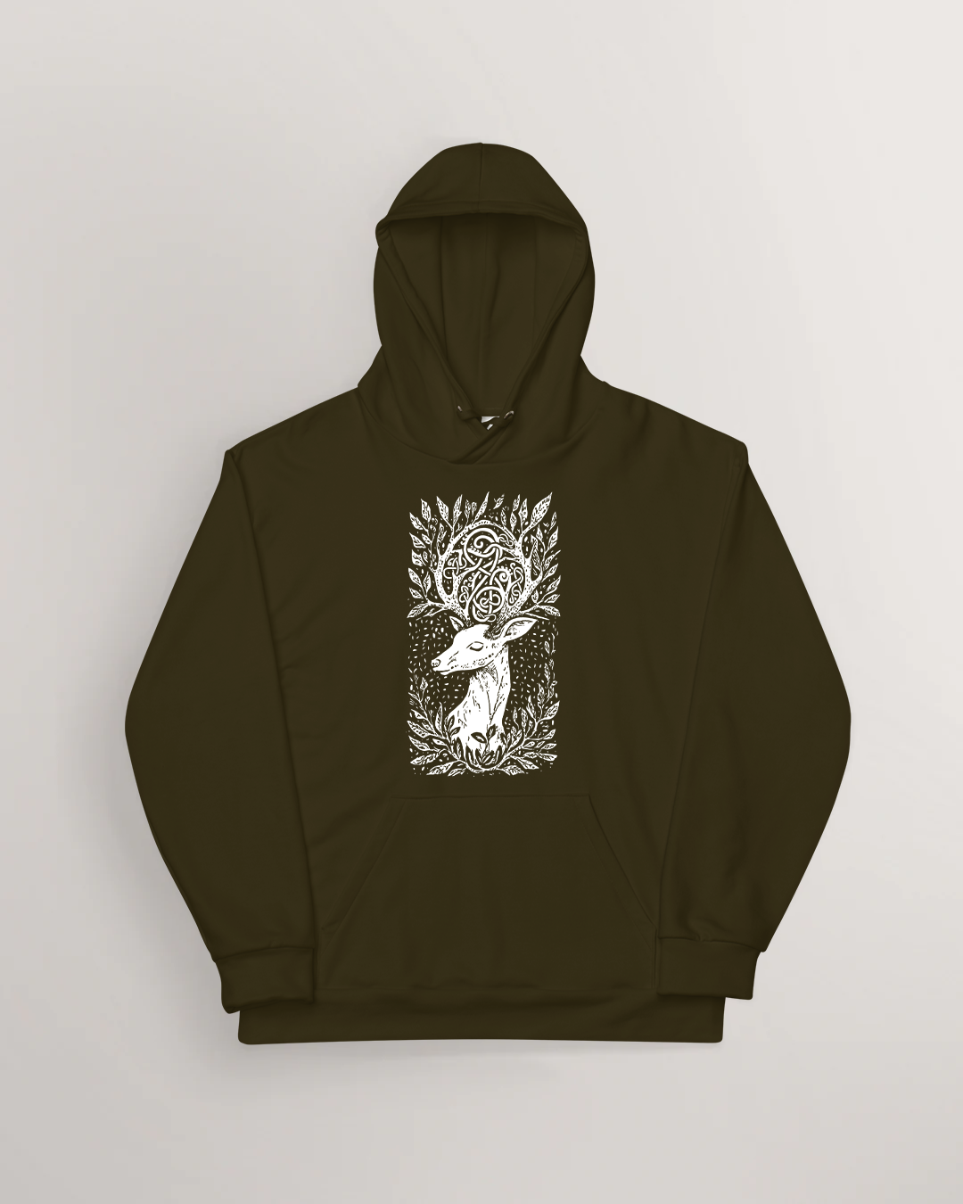 Eikthyrnir amongst the leaves Hoodie