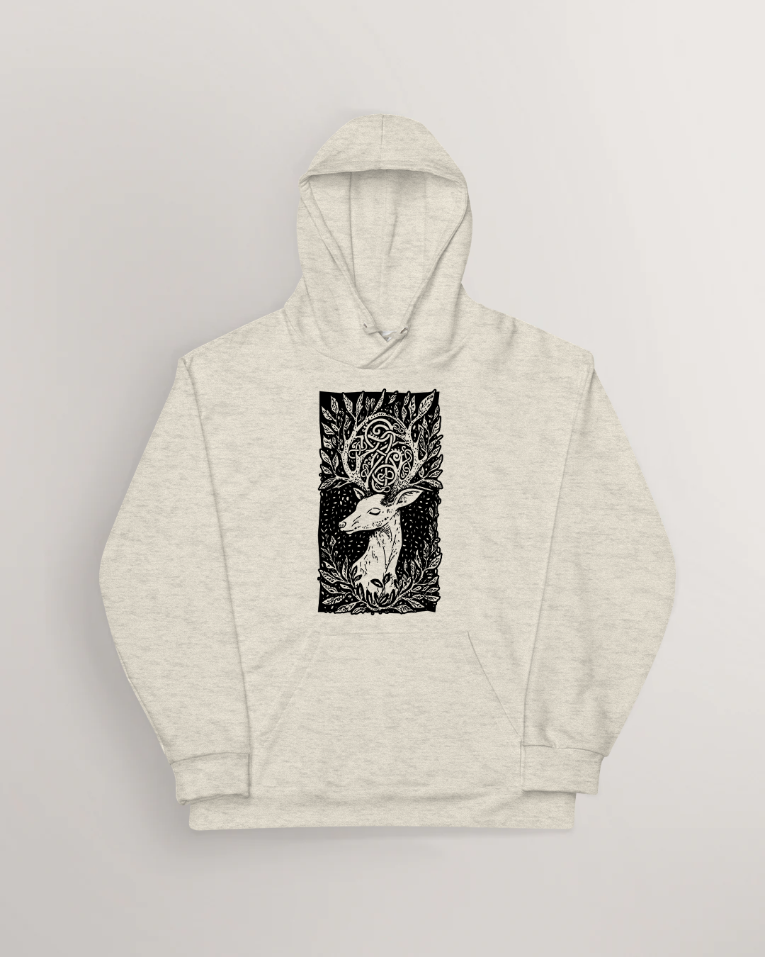 Eikthyrnir amongst the leaves Hoodie
