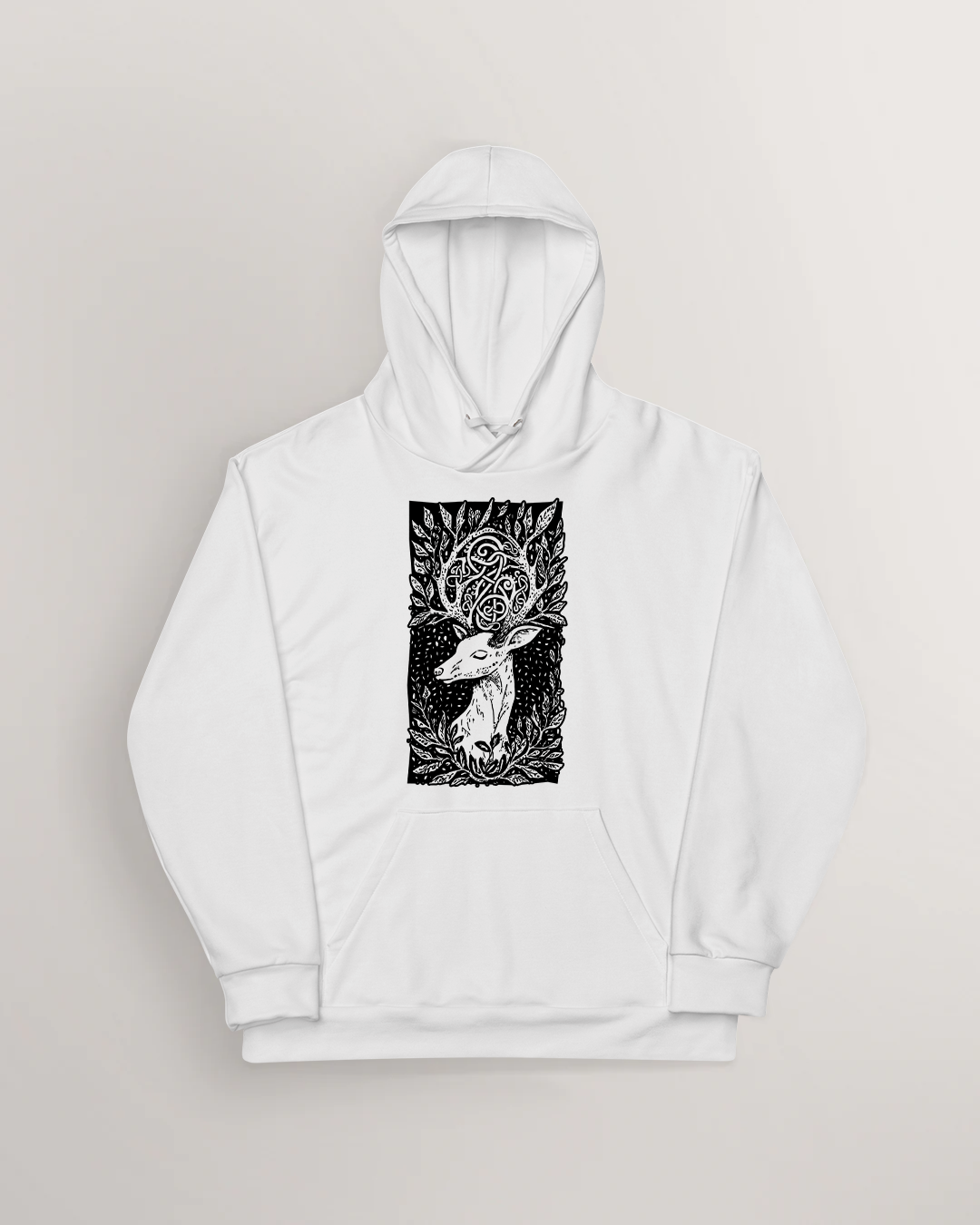 Eikthyrnir amongst the leaves Hoodie