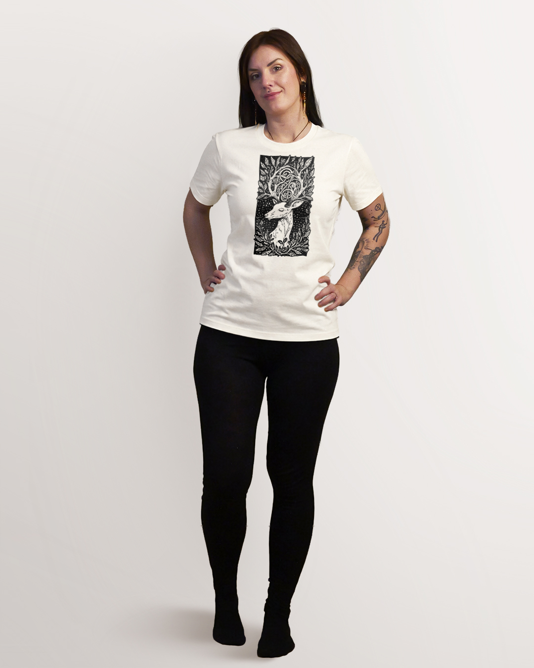 Eikthyrnir amongst the leaves T-Shirt