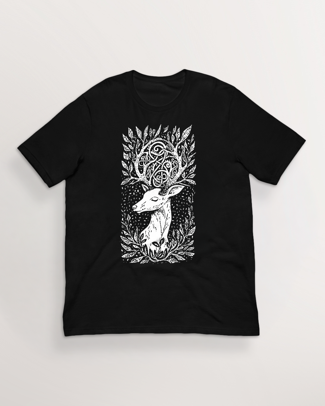 Eikthyrnir amongst the leaves T-Shirt
