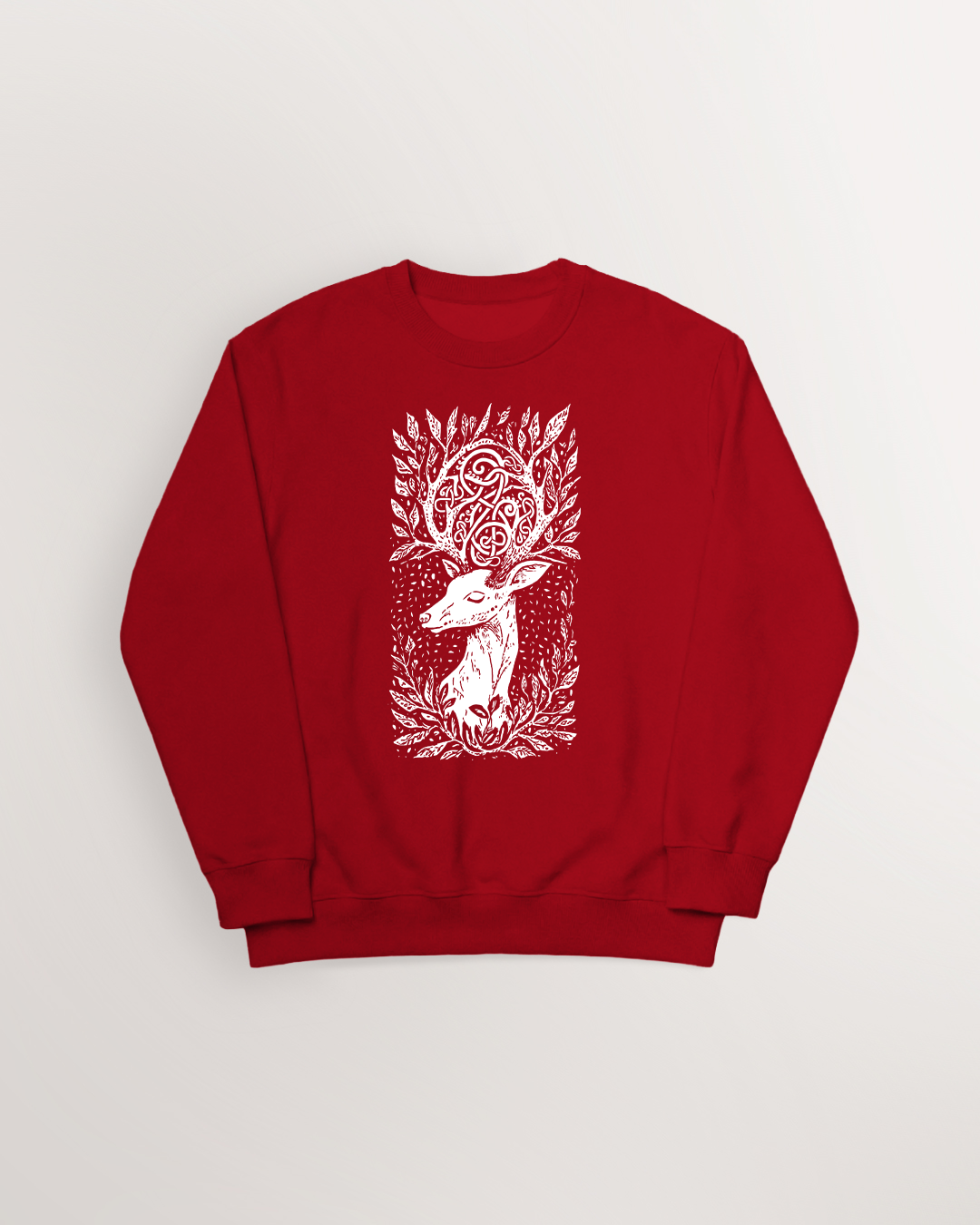 Eikthyrnir amongst the leaves Sweatshirt