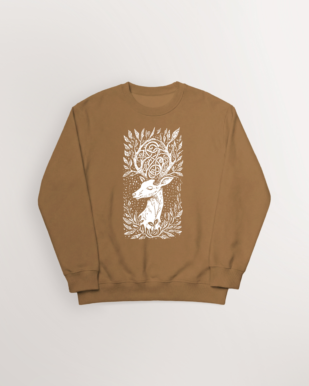 Eikthyrnir amongst the leaves Sweatshirt
