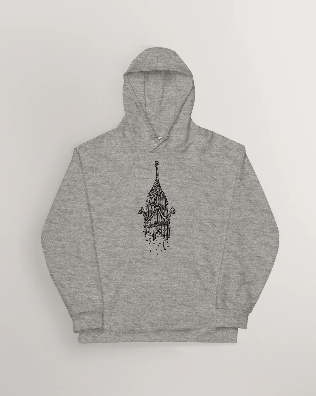 Fading Viking Temple Hoodie