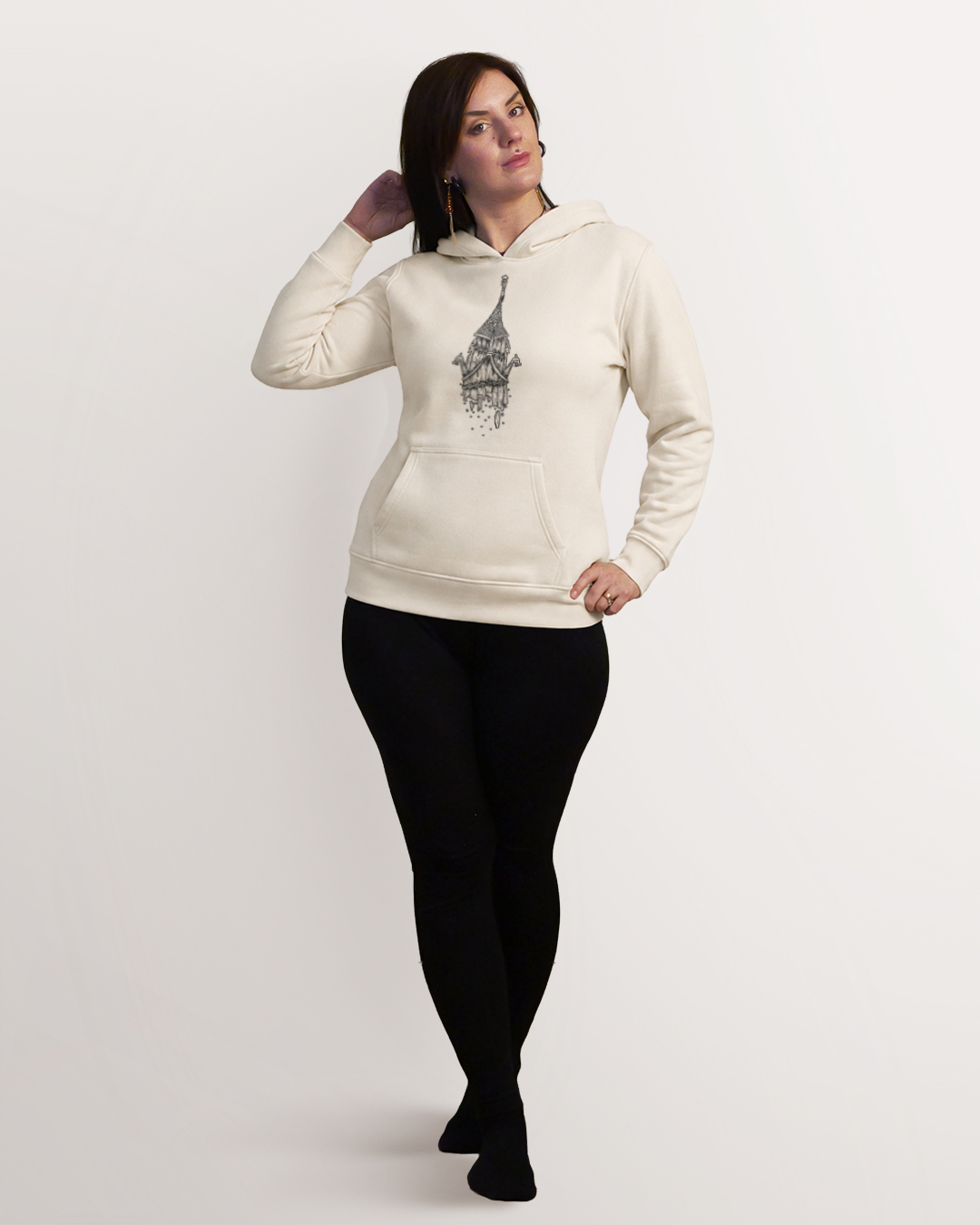 Fading Viking Temple Hoodie