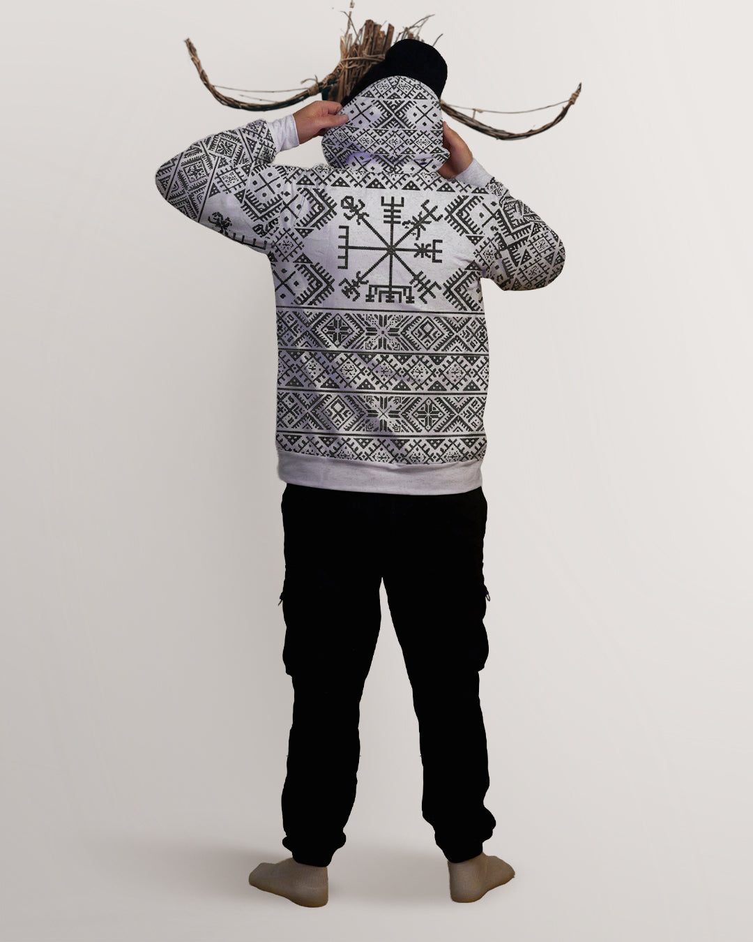 Folk Vegvisir Hoodie