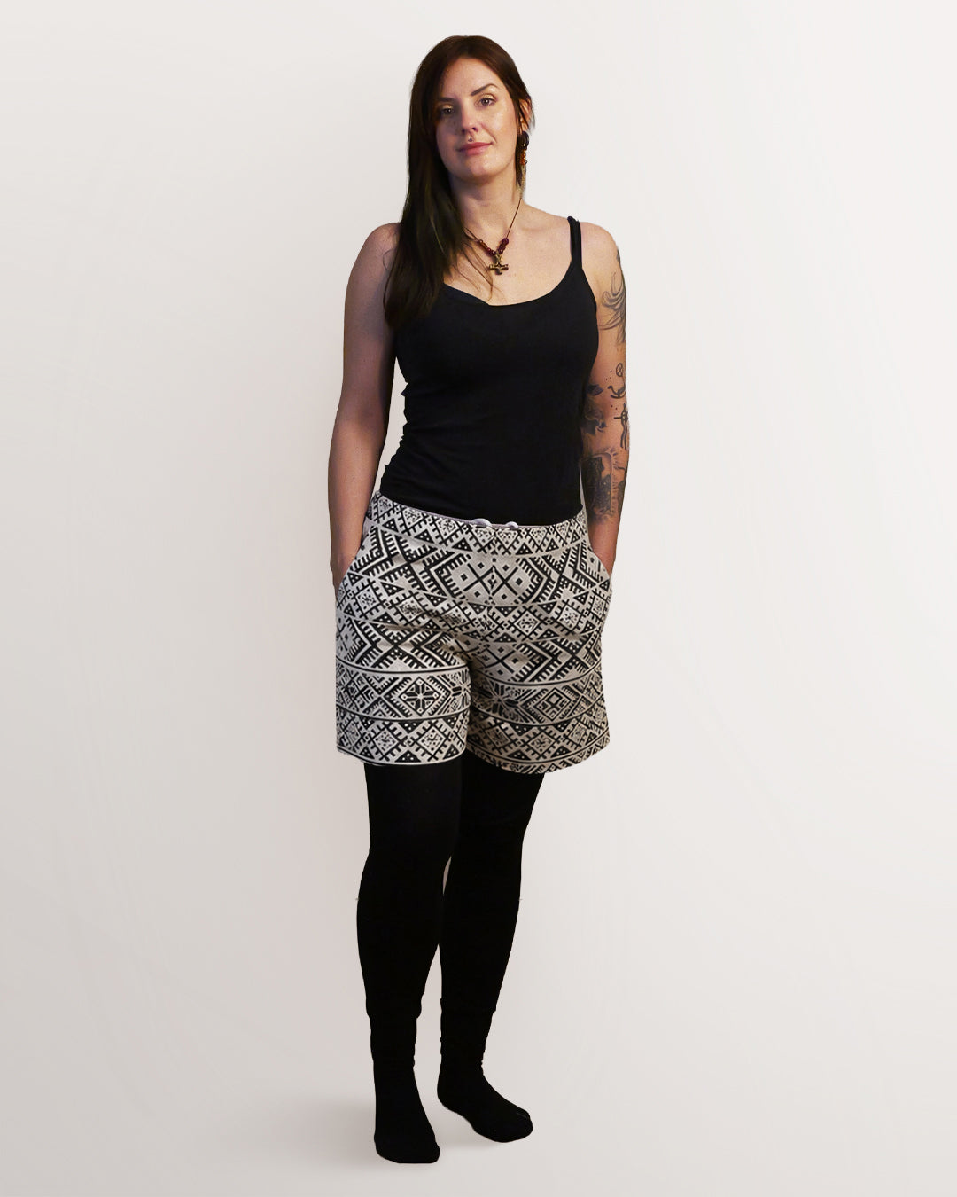 Folk Pattern Shorts