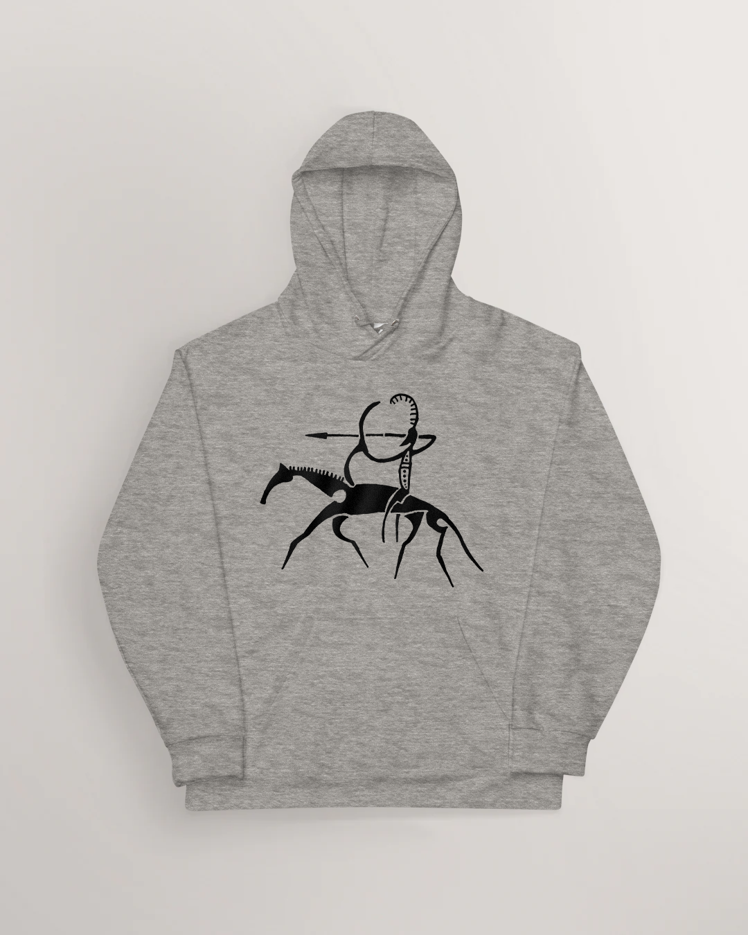 Horseback Archer Petroglyph Hoodie