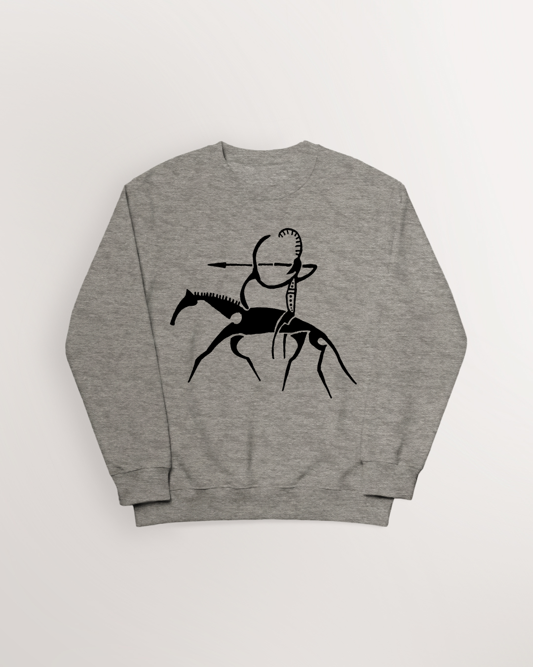 Horseback Archer Petroglyph Sweatshirt