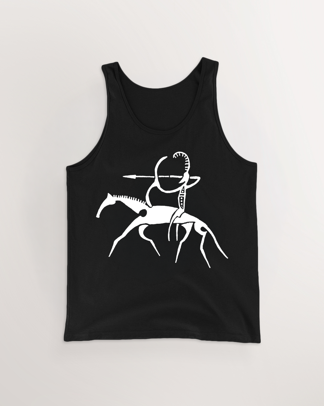 Horseback Archer Petroglyph Tanktop