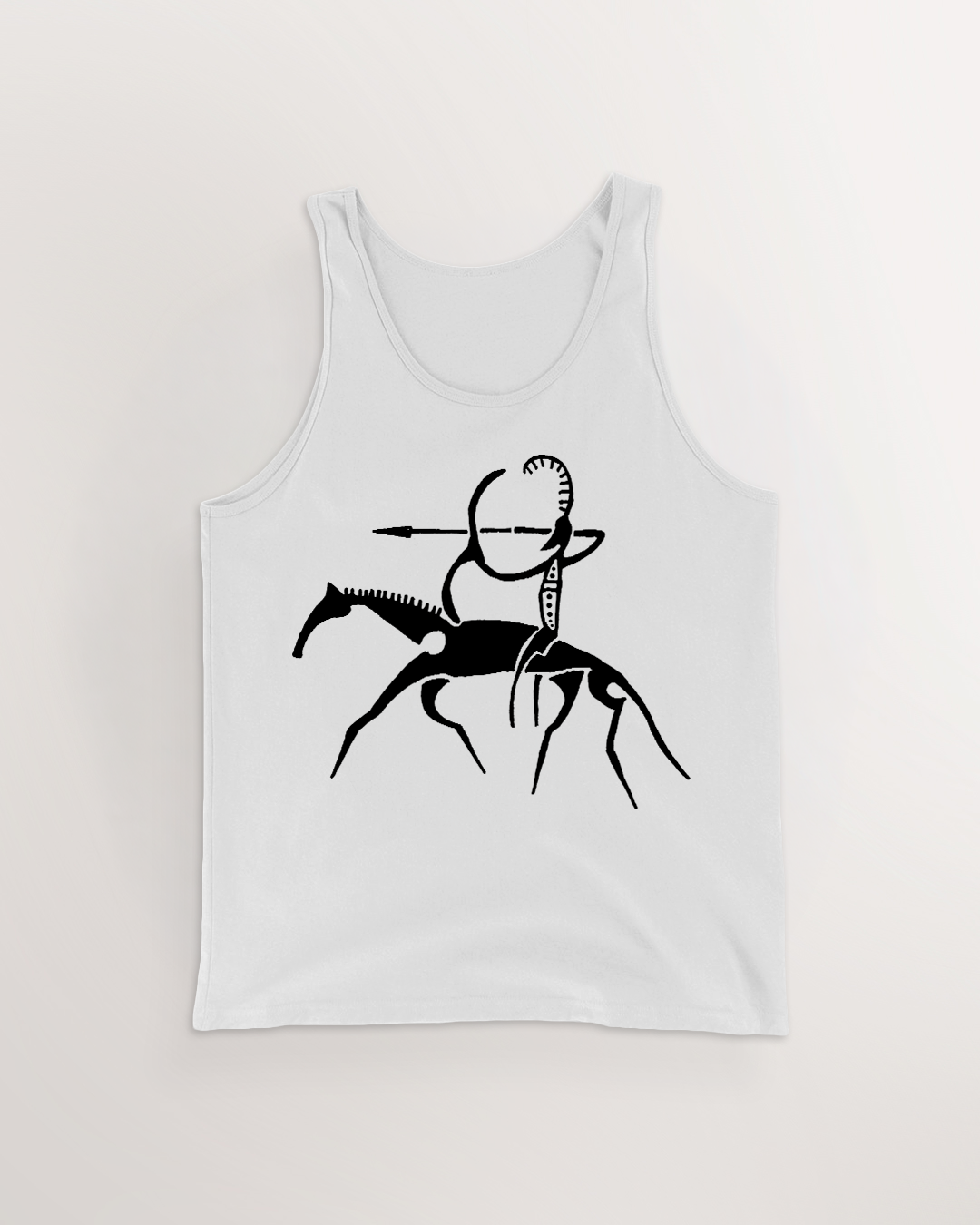 Horseback Archer Petroglyph Tanktop