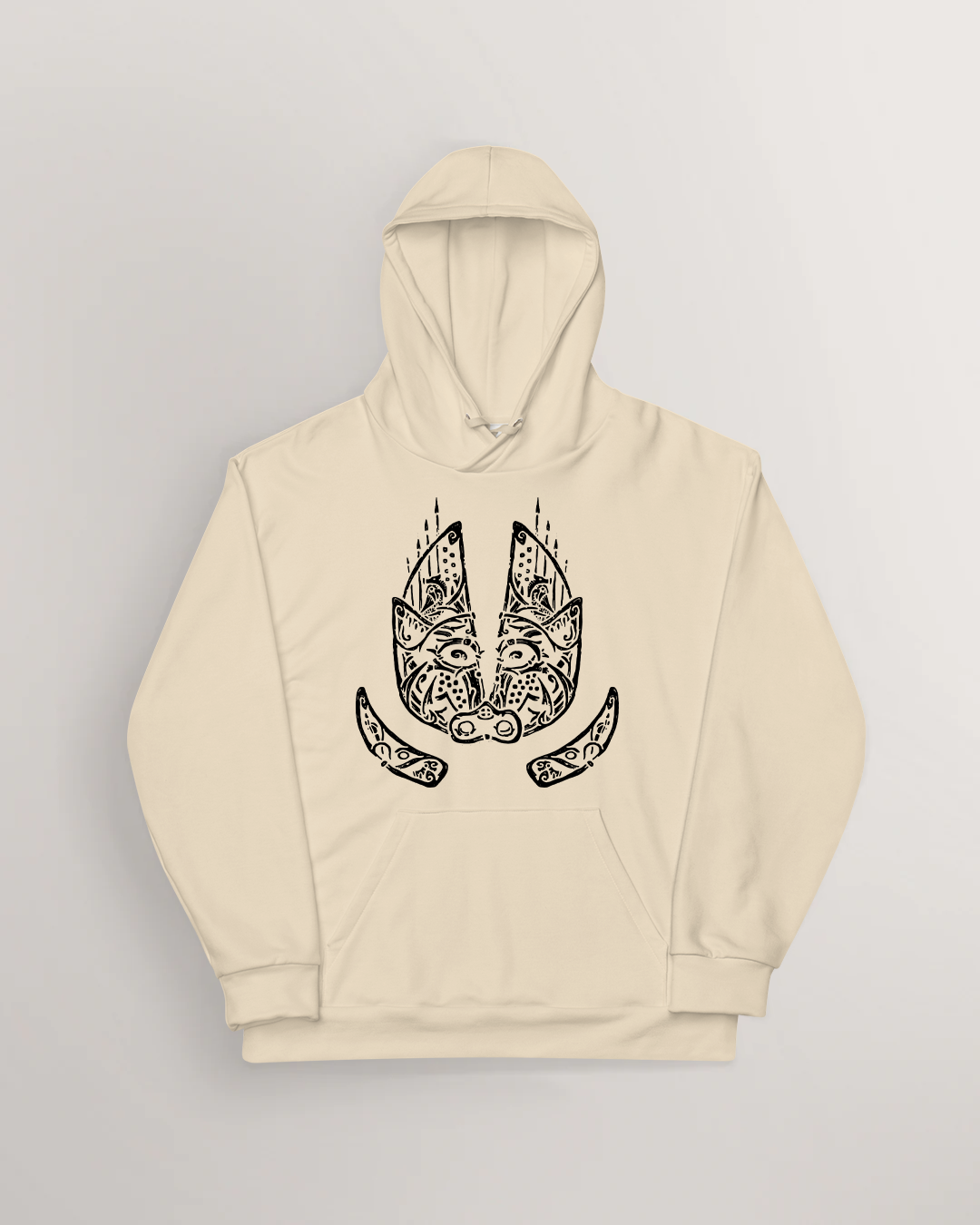 Knotwork Paw of the Boar Hoodie