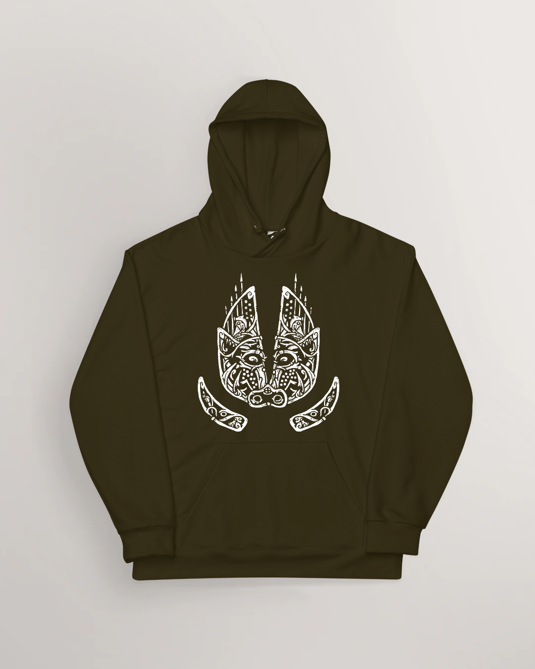 Knotwork Paw of the Boar Hoodie