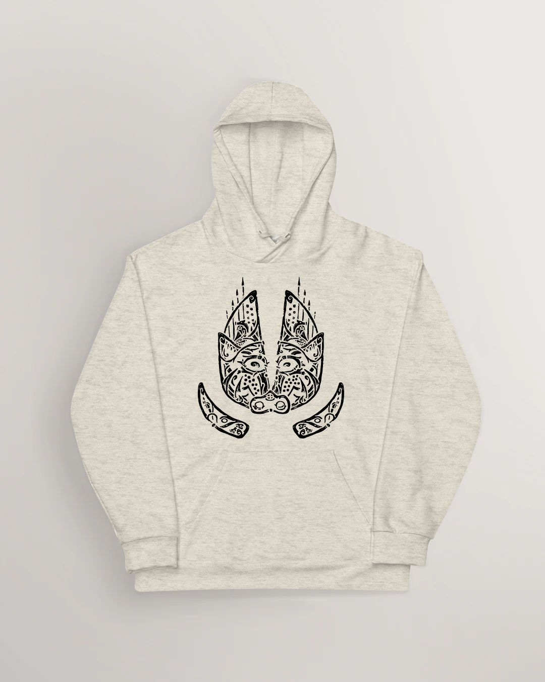 Knotwork Paw of the Boar Hoodie