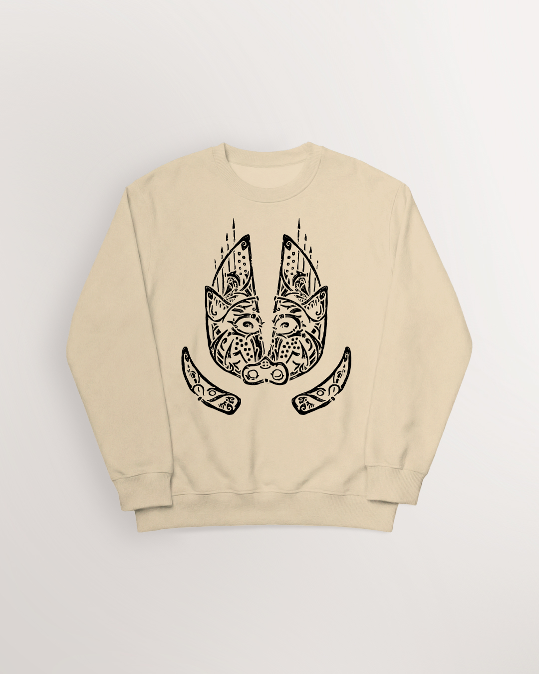 Knotwork Paw of the Boar Sweatshirt