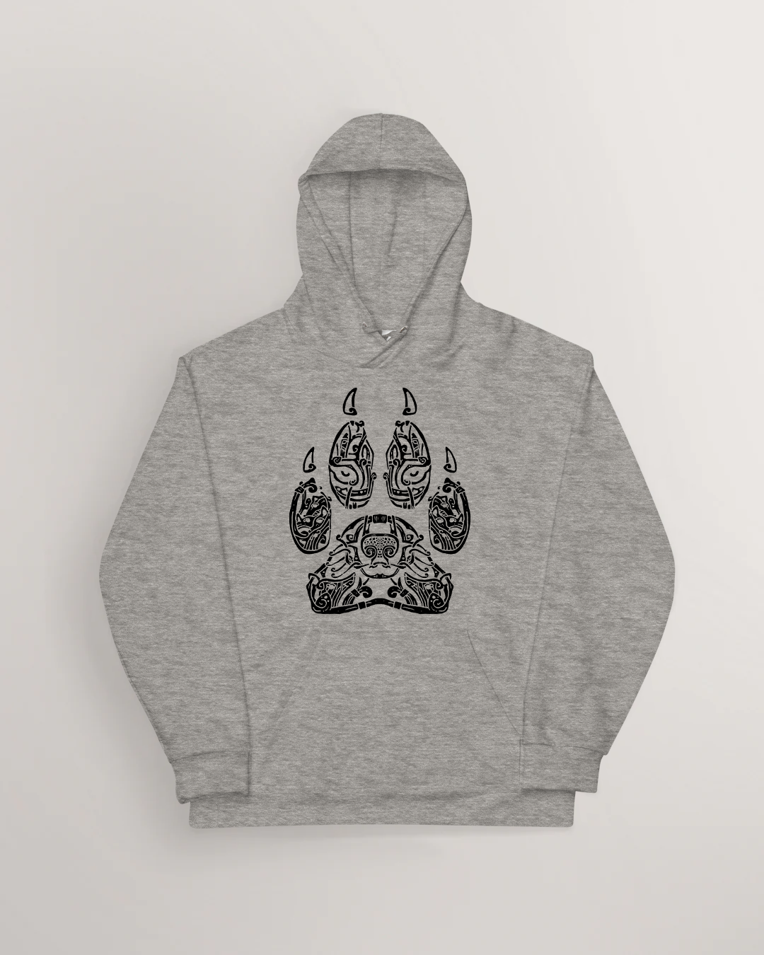 Knotwork Paw of the Wolf Hoodie