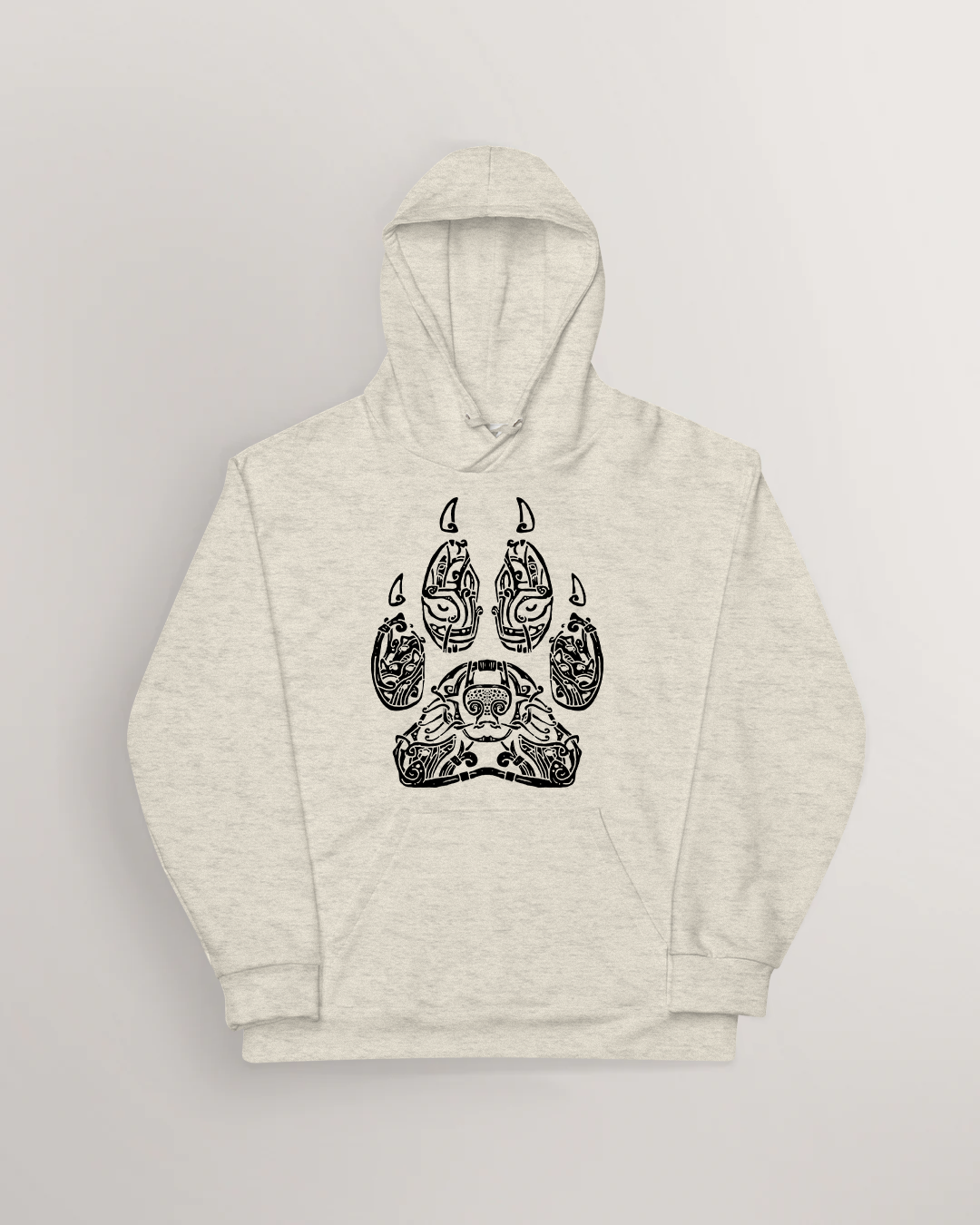 Knotwork Paw of the Wolf Hoodie