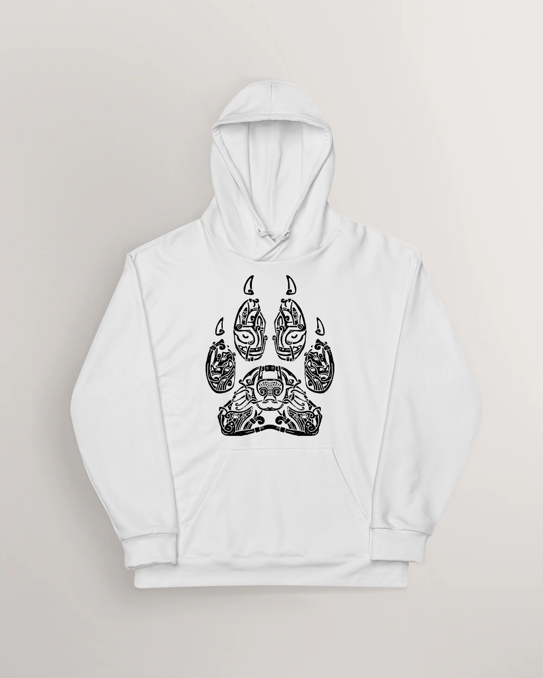 Knotwork Paw of the Wolf Hoodie