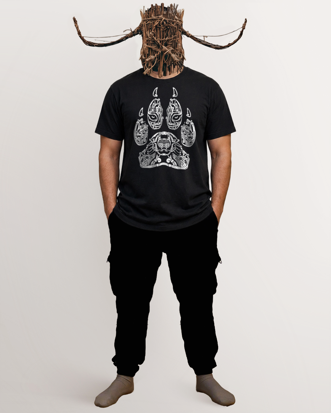 Knotwork Paw of the Wolf T-Shirt