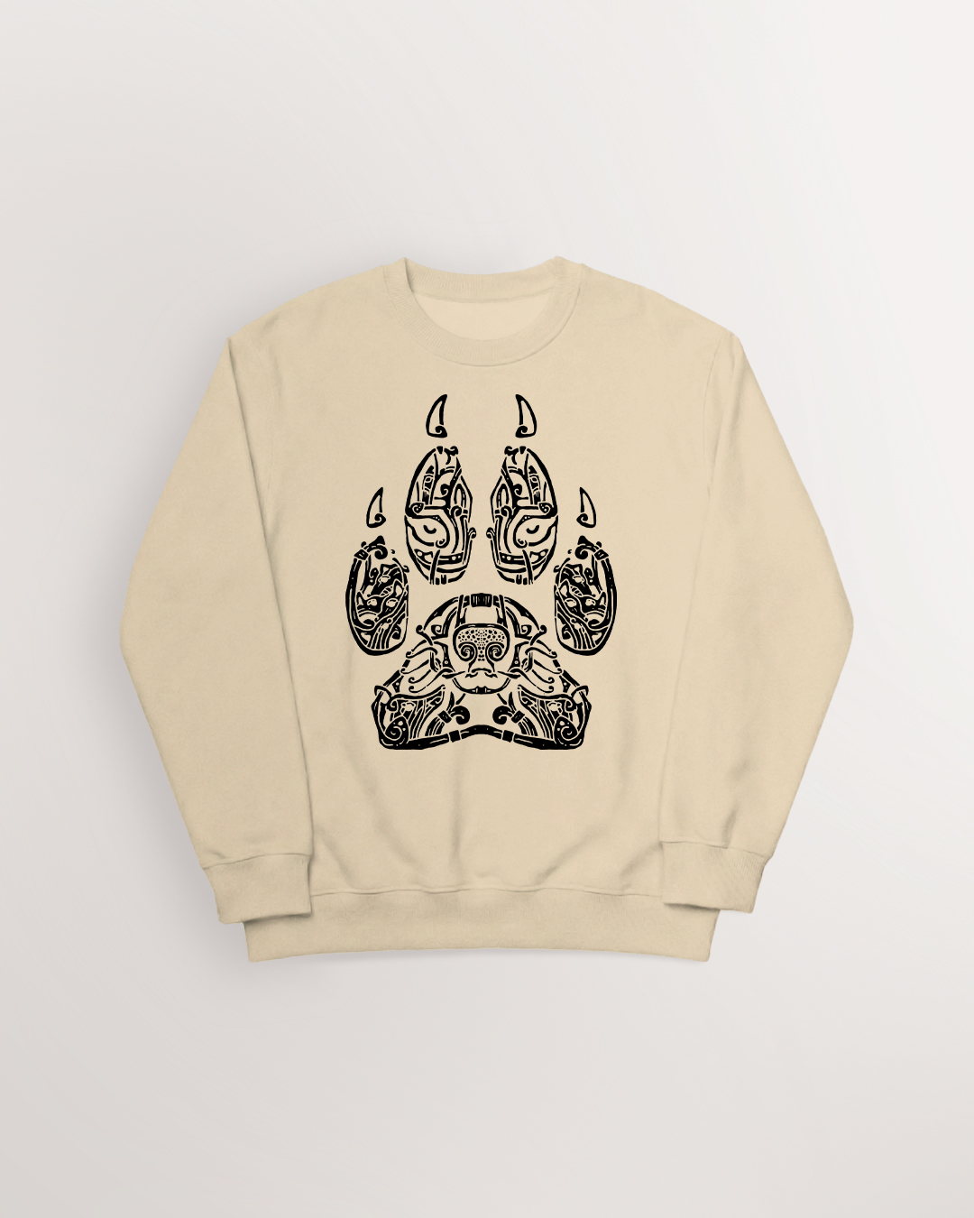 Knotwork Paw of the Wolf Sweatshirt