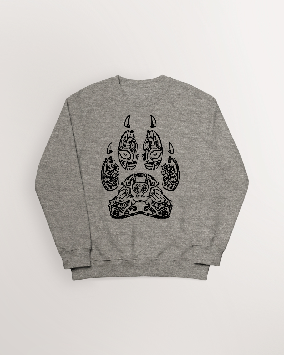 Knotwork Paw of the Wolf Sweatshirt