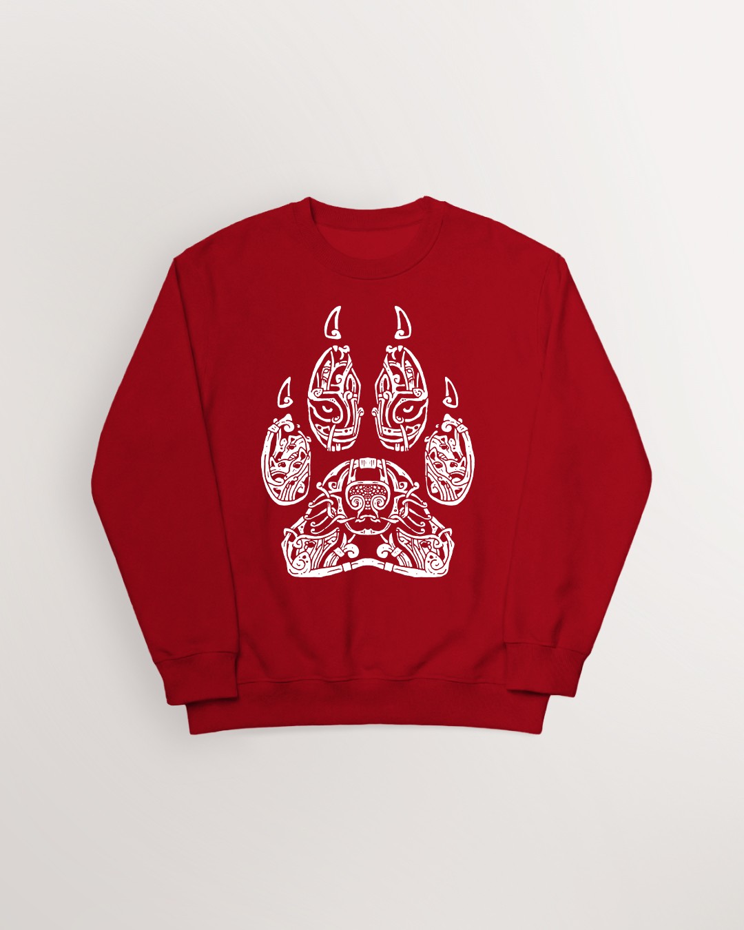 Knotwork Paw of the Wolf Sweatshirt