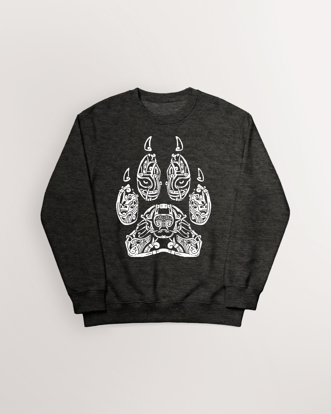 Knotwork Paw of the Wolf Sweatshirt
