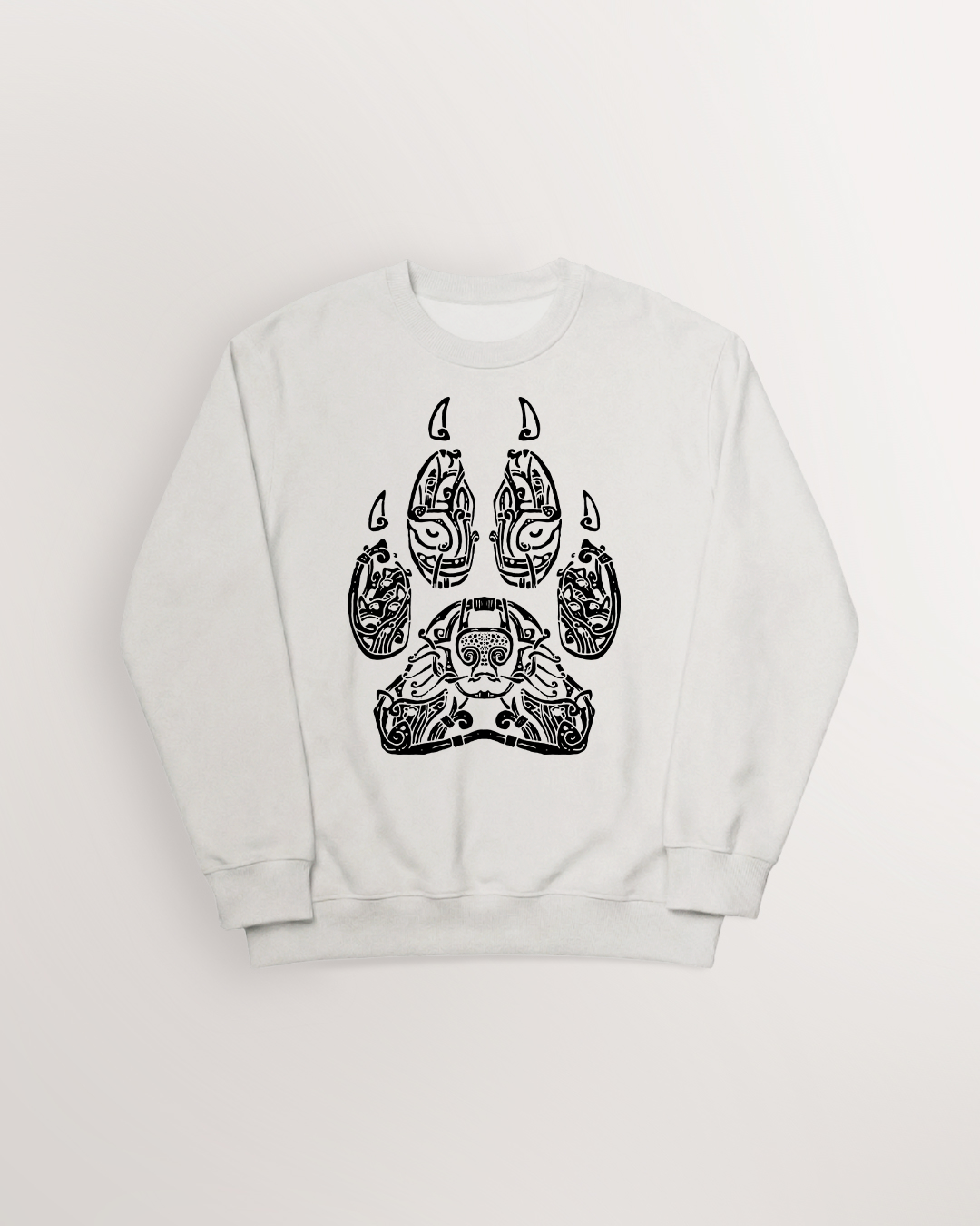 Knotwork Paw of the Wolf Sweatshirt