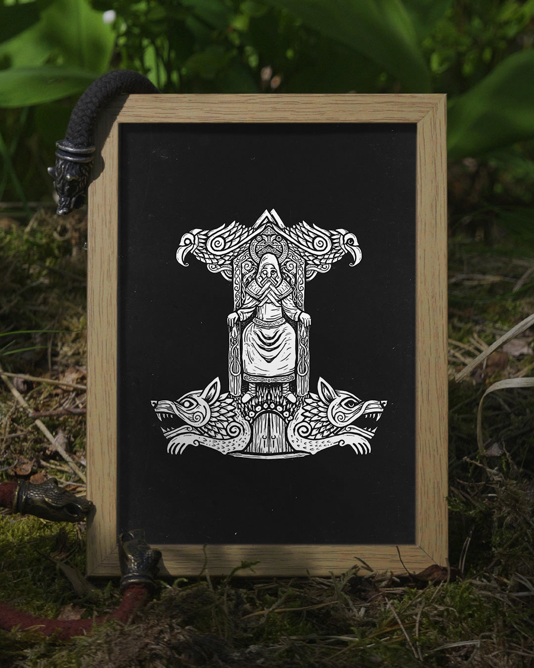Mjölnir Throne of Odin Poster
