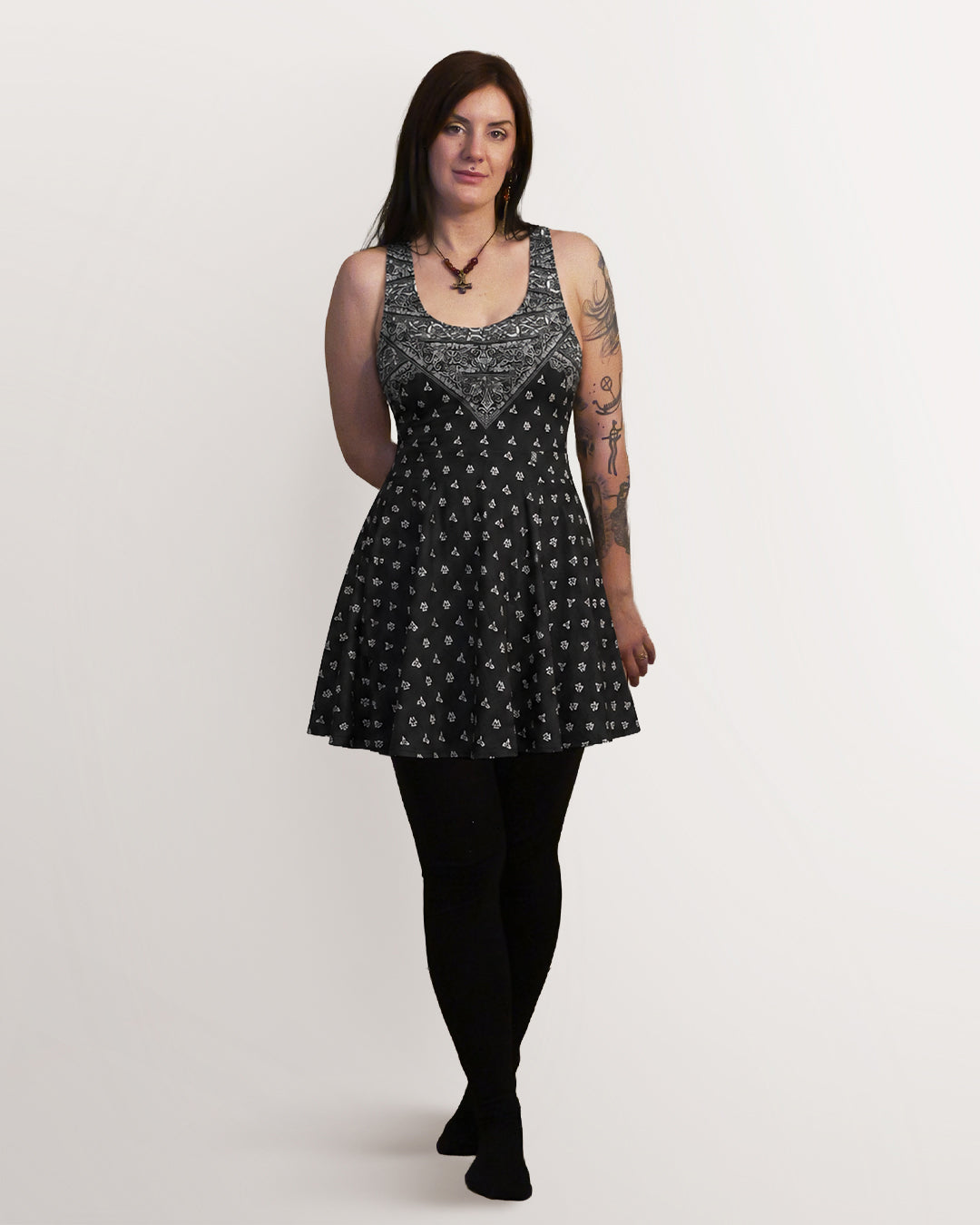 Odins Path Skater Dress
