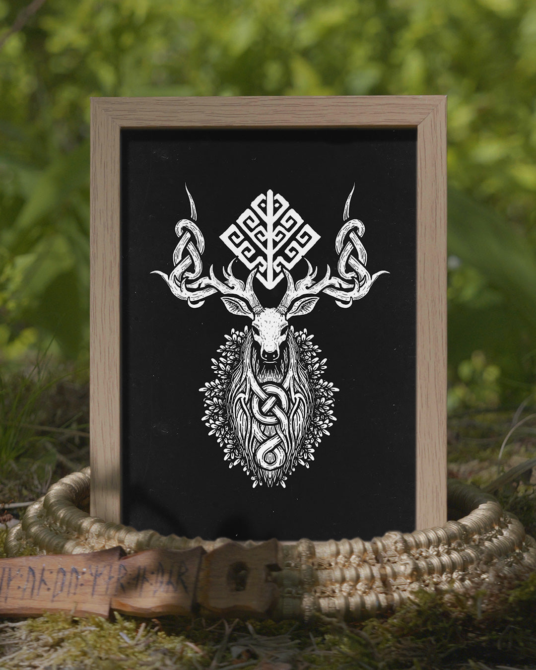 Överhogdal Yggdrasil Eikthyrnir Poster