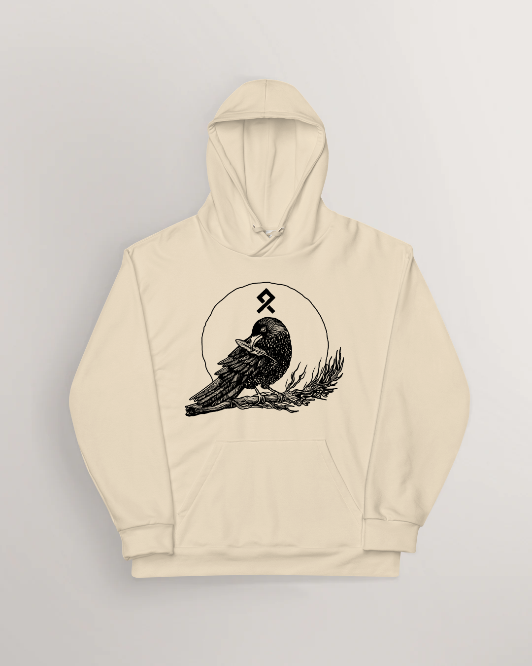 Muninn plucking feathers Hoodie