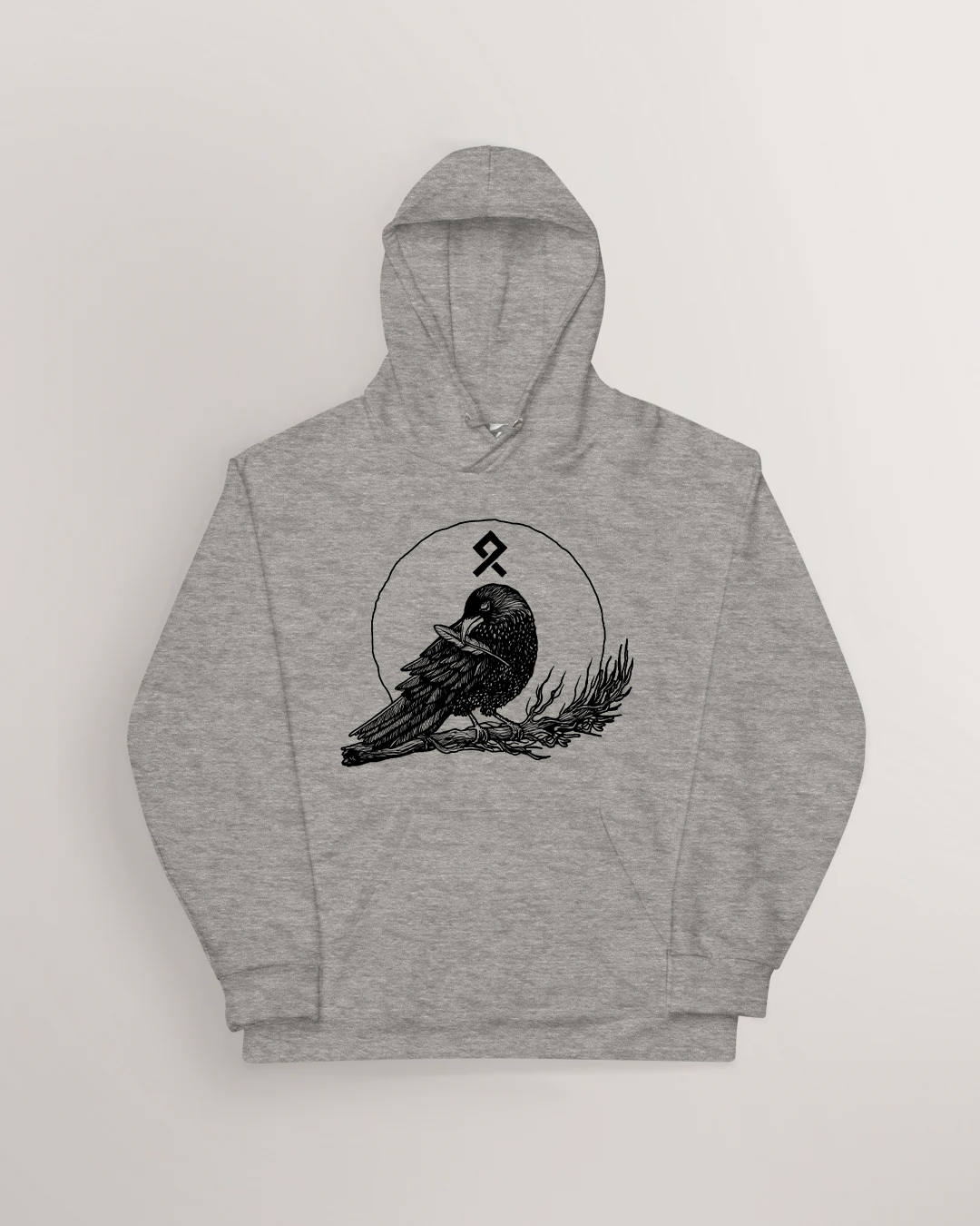 Muninn plucking feathers Hoodie