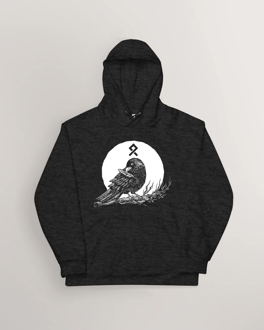 Muninn plucking feathers Hoodie