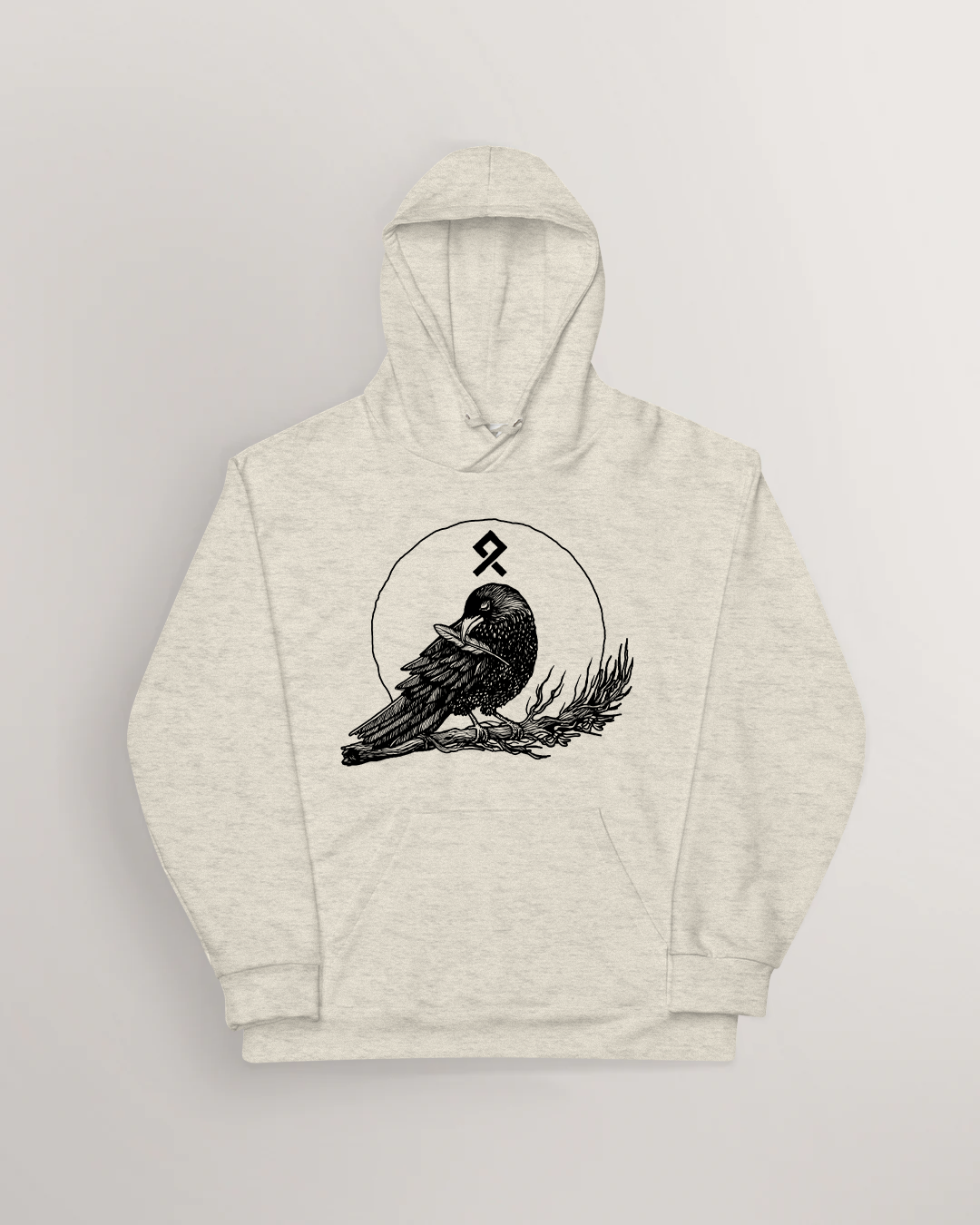 Muninn plucking feathers Hoodie