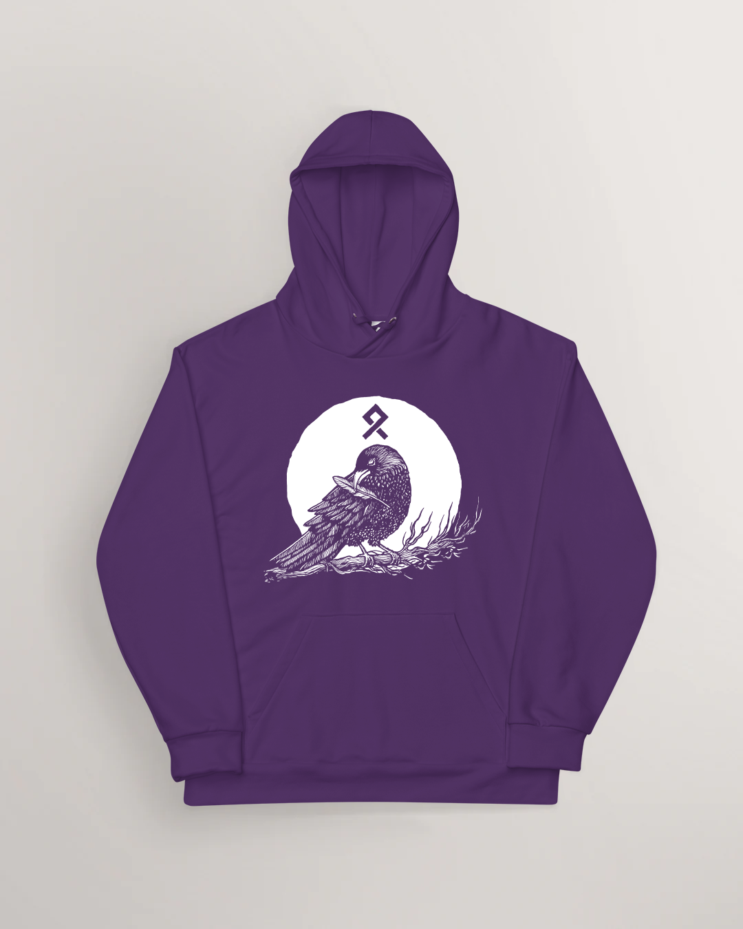 Muninn plucking feathers Hoodie