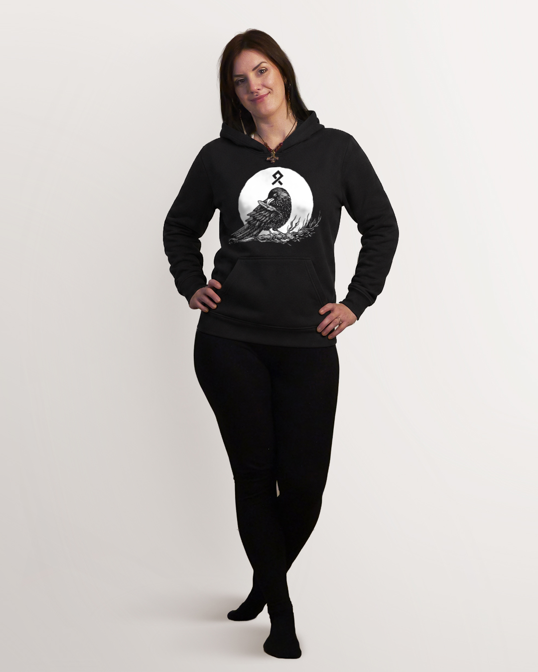 Muninn plucking feathers Hoodie