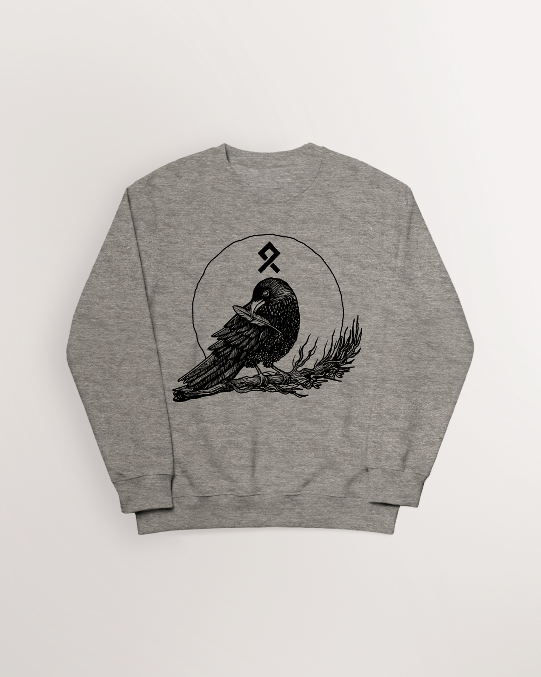 Muninn plucking feathers Sweatshirt